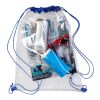 Sac à dos transparent bleu cobalt
