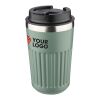 Mug double paroi en acier inoxydable recyclé de 400 ml Chiara bleu