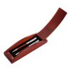 Parure de stylo bille et roller marron | sans marquage | non disponible | non disponible