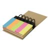 Carnet à spirale contenant 250 papiers repositionnables marron | sans marquage | non disponible | non disponible