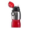 Gourde de sport avec paille - 800 ml rouge | sans marquage | non disponible | non disponible