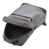 Sac à dos en polyester (300D + 210D) avec lampe gris | sans marquage | non disponible | non disponible