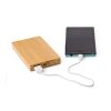 Power bank en bambou marron | sans marquage | non disponible | non disponible
