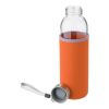 Bouteille en verre d'une contenance de 0,50 L. rouge | sans marquage | non disponible | non disponible