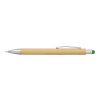 Stylo bille en bambou et plastique, mine noire rouge | sans marquage | non disponible | non disponible