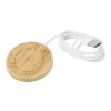 Chargeur à induction en bambou marron clair | sans marquage | non disponible | non disponible