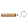 Mini torche en bambou avec porte-clés Ilse marron