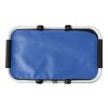 Panier pliable en polyester bleu cobalt | sans marquage | non disponible | non disponible
