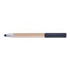 Stylo bille en bamboo et plastique blanc | sans marquage | non disponible | non disponible
