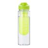 Bouteille infuseur fruits et couvercle à clapet - 700 ml vert lime | sans marquage | non disponible | non disponible