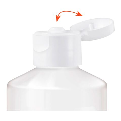 Bouteille de 50 ml - Gel sportif - Body Label blanc | 4C Body Label brillante