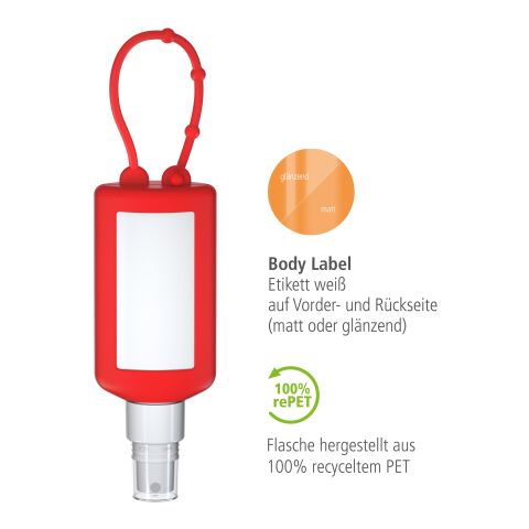 Smartphone et Lieu de Travail Cleaner rouge | 4C Body Label brillante
