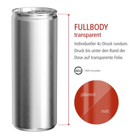 Bière 4C Impression numérique matt | Fullbody transparent