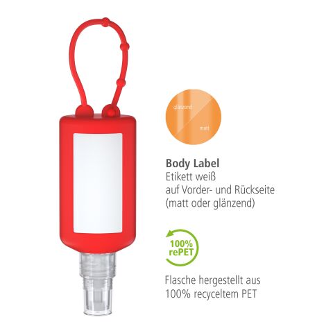 Spray de nettoyage des mains Rouge | sans marquage