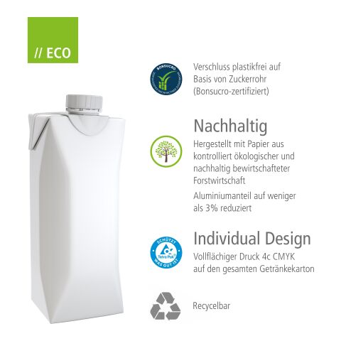500 ml L&#039;eau en bouteille &quot;plate&quot; (Tetra Pak) Flexographie
