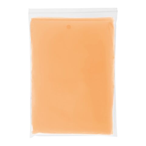 Poncho jetable sous pochette Ziva Standard | Orange | sans marquage | non disponible | non disponible | non disponible