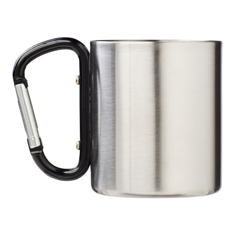 Mug isotherme Alpes avec mousqueton Noir