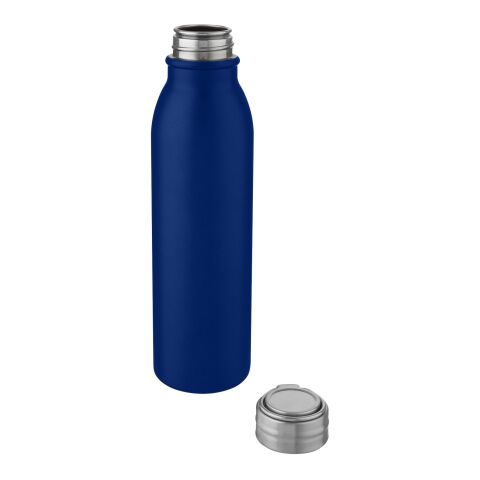 Bouteille de sport Harper 700 ml en acier inoxydable avec boucle métallique Standard | Bleu minéral | sans marquage | non disponible | non disponible
