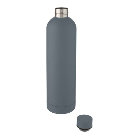 Bouteille isotherme Spring de 1&nbsp;L avec isolation par le vide et couche de cuivre Standard | Gris foncé | sans marquage | non disponible | non disponible