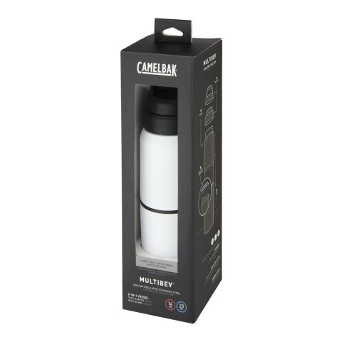 Bouteille MultiBev de 500 ml en acier inoxydable à isolation sous vide et gobelet de 350 ml Standard | Blanc | sans marquage | non disponible | non disponible