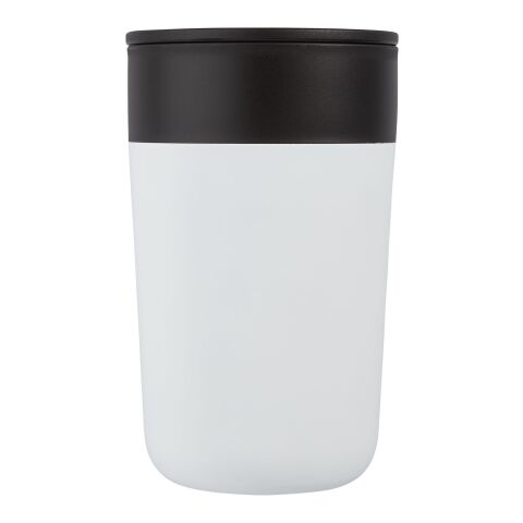 Tasse Nordia de 400 ml recyclée à double paroi Standard | blanc | sans marquage | non disponible | non disponible