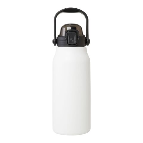 Bouteille isotherme sous vide Giganto de 1&nbsp;600&nbsp;ml en cuivre et acier inoxydable recyclé certifié RCS Standard | Blanc | sans marquage | non disponible | non disponible