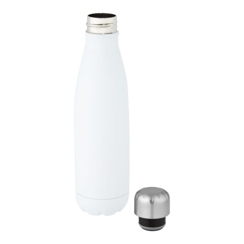 Bouteille isotherme sous vide Cove de 500 ml en cuivre et acier inoxydable recyclé certifié RCS Standard | blanc | sans marquage | non disponible | non disponible