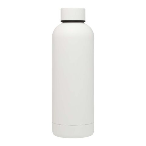 Bouteille isotherme avec isolation par le vide Spring 500 ml en cuivre inoxydable recyclé certifié RCS Standard | Blanc | sans marquage | non disponible | non disponible