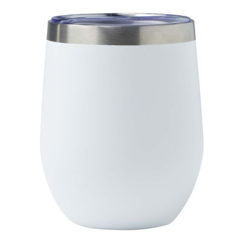 Gobelet isotherme Corzo 350 ml en cuivre inoxydable recyclé certifié RCS Standard | Blanc | sans marquage | non disponible | non disponible