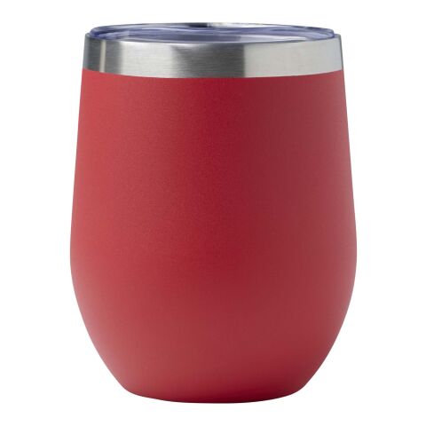 Gobelet isotherme Corzo 350 ml en cuivre inoxydable recyclé certifié RCS Standard | Rouge | sans marquage | non disponible | non disponible