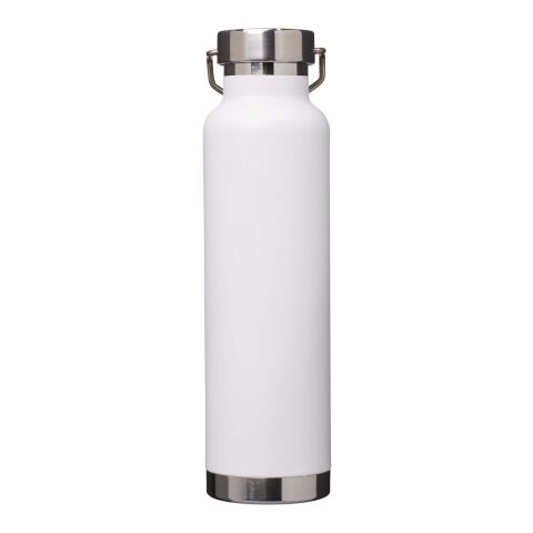 Bouteille avec isolation sous vide Astra de 650 ml en cuivre et acier inoxydable recyclé certifié RCS Standard | blanc | sans marquage | non disponible | non disponible
