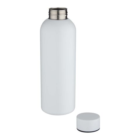 Bouteille d’eau Spring de 750&nbsp;ml en acier inoxydable recyclé certifié RCS à simple paroi Standard | Blanc | sans marquage | non disponible | non disponible