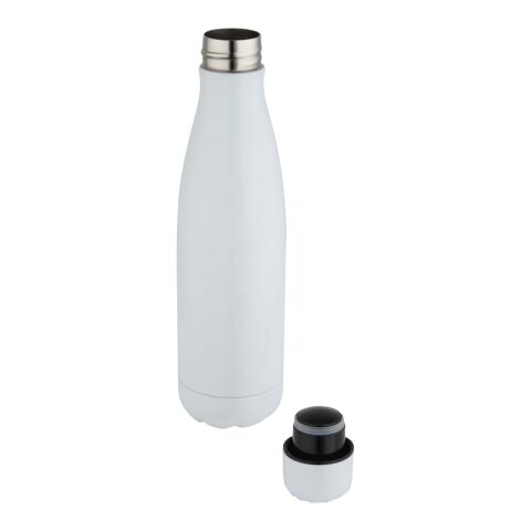 Bouteille Cove en acier inoxydable de 500&nbsp;ml à isolation sous vide avec impression par sublimation Standard | Blanc | sans marquage | non disponible | non disponible