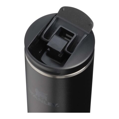 Gobelet de voyage Stanley Transit Fliptop de 470&nbsp;ml Standard | Noir | sans marquage | non disponible | non disponible