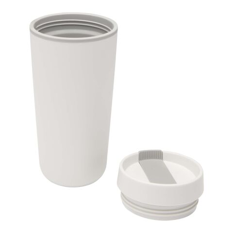 Gobelet en plastique à double paroi Sedona, 480 ml blanc
