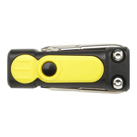 Jeu de tournevis Octo 8-en-1 RCS en plastique recyclé avec torche Standard | Jaune | sans marquage | non disponible | non disponible