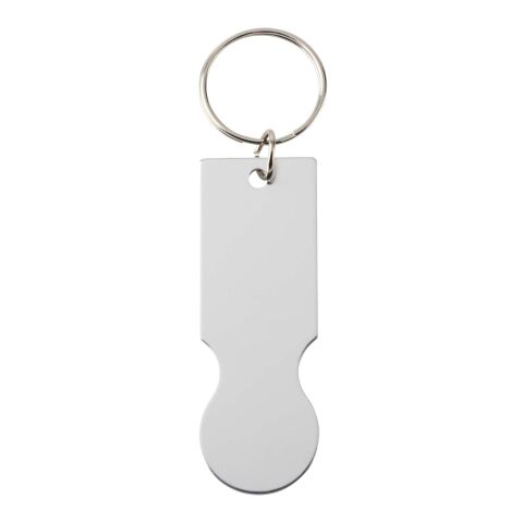 Porte-clés avec jeton pour chariot Rhea Standard | Argent | sans marquage | non disponible | non disponible