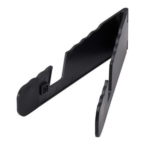Support pliable Buna pour tablette et téléphone en plastique recyclé Standard | Noir | sans marquage | non disponible | non disponible
