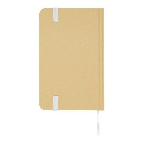 Carnet A6 Reed uni recyclé à couverture rigide Standard | Blanc | sans marquage | non disponible | non disponible