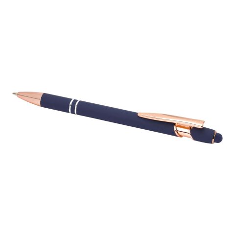 Stylo bille Nanna avec finition or rose Standard | Bleu océan | sans marquage | non disponible | non disponible