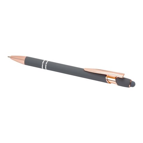 Stylo bille Nanna avec finition or rose Twilight Grey