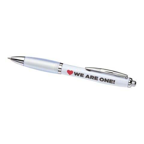 Stylo à bille Nash Standard | Blanc | sans marquage | non disponible | non disponible