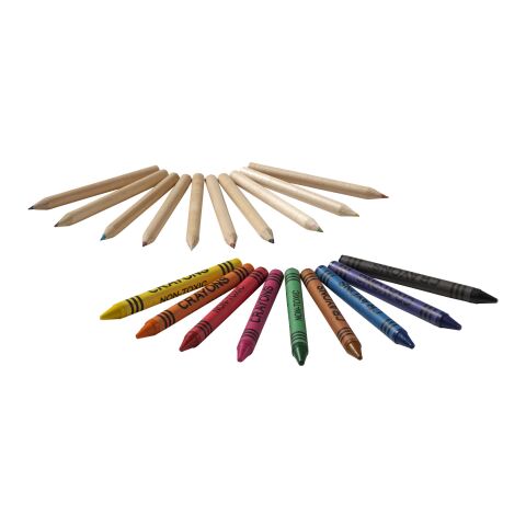 Set stylo et crayon 19 pièces Standard | Naturel | sans marquage | non disponible | non disponible | non disponible