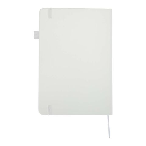 Carnet Liss A5 à couverture rigide en plastique recyclé blanc