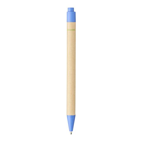 Stylo bille en carton recyclé et plastique de maïs Berk Standard | Bleu | sans marquage | non disponible | non disponible