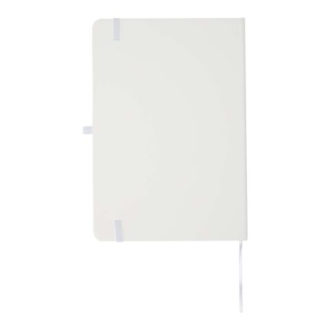 Ensemble comprenant un cahier en papier recyclé Spectrum A5 et un stylo à bille blanc