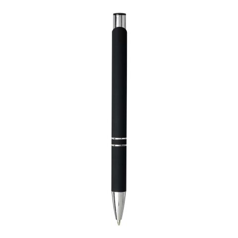 Stylo bille rétractable doux au toucher&nbsp;Moneta Standard | noir | sans marquage | non disponible | non disponible