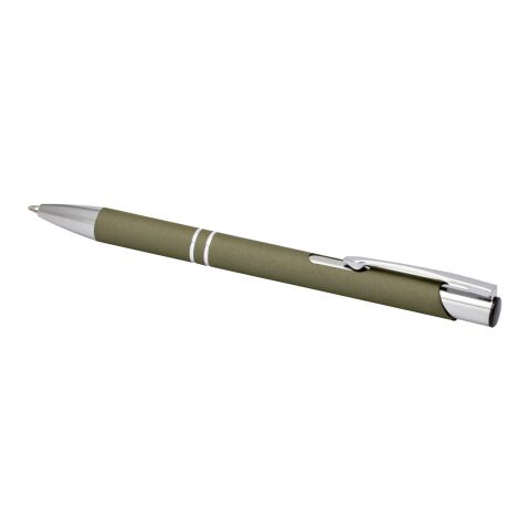 Stylo bille rétractable doux au toucher&nbsp;Moneta Standard | Vert forêt | sans marquage | non disponible | non disponible