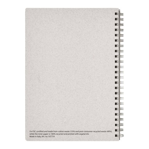 Bianco Carnet à spirales au format A5 Standard | blanc | sans marquage | non disponible | non disponible