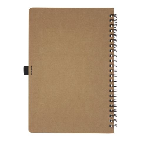 Carnet Cobble A5 à spirales en carton recyclé avec papier de pierre Standard | Naturel | sans marquage | non disponible | non disponible